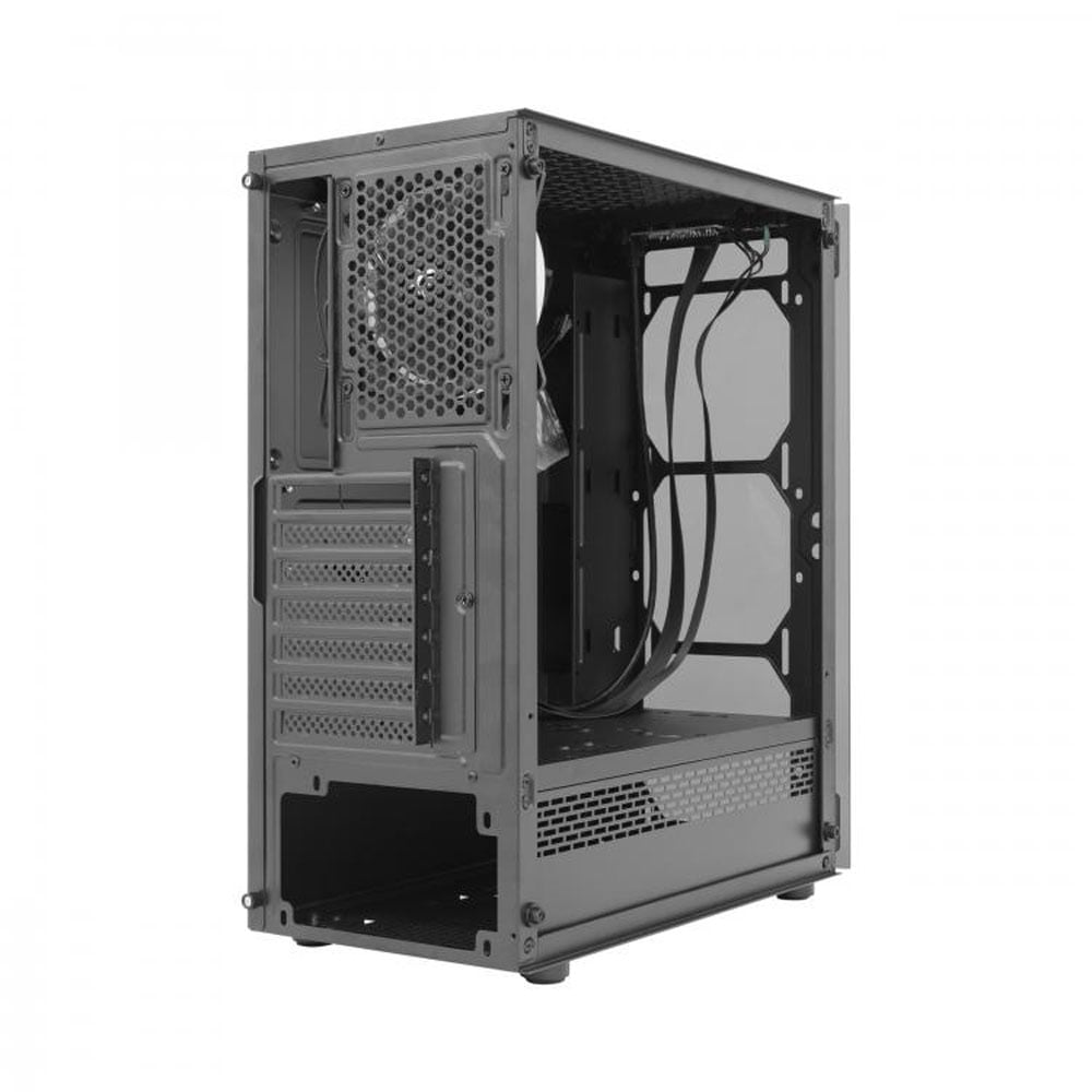 Case Gaming ATX Mid-Tower con Pannello Laterale e Frontale Trasparenti WHITE SHARK - immagine 6