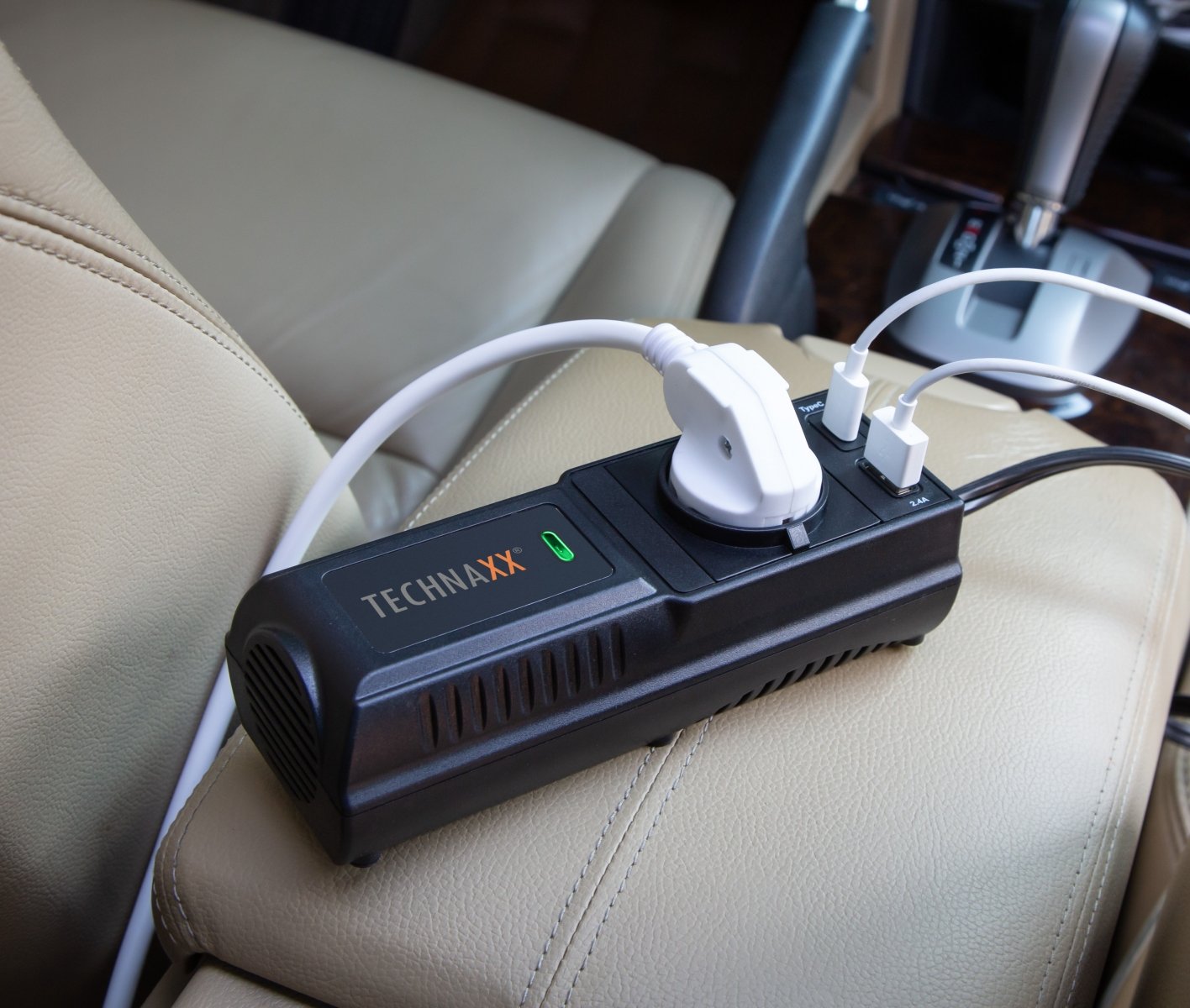 Trasformatore di Corrente per Auto con USB-A e USB-C™, TE-21 TECHNAXX - immagine 6