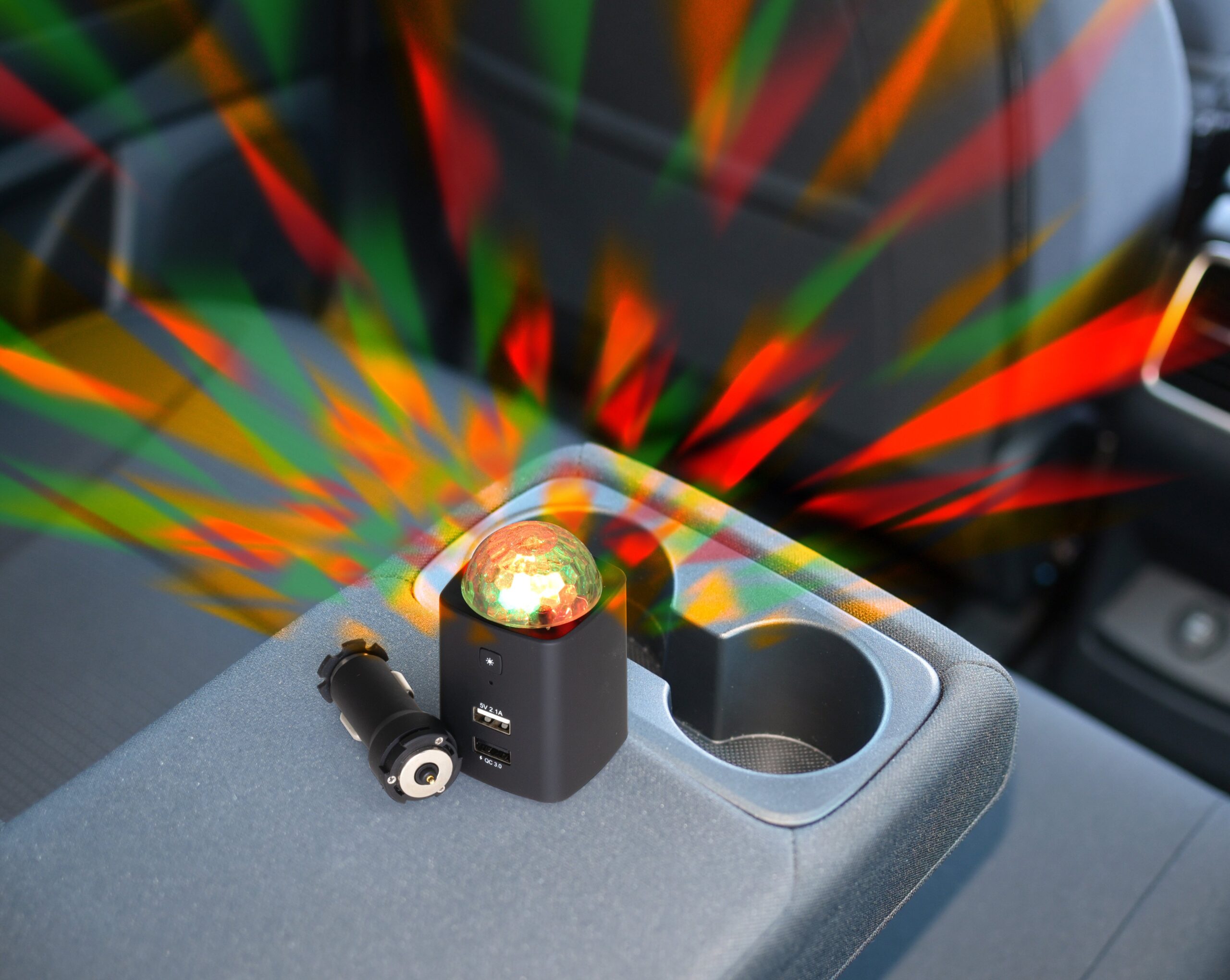 Caricatore da Auto USB-C™ con Luce Disco TX-159 TECHNAXX - immagine 6