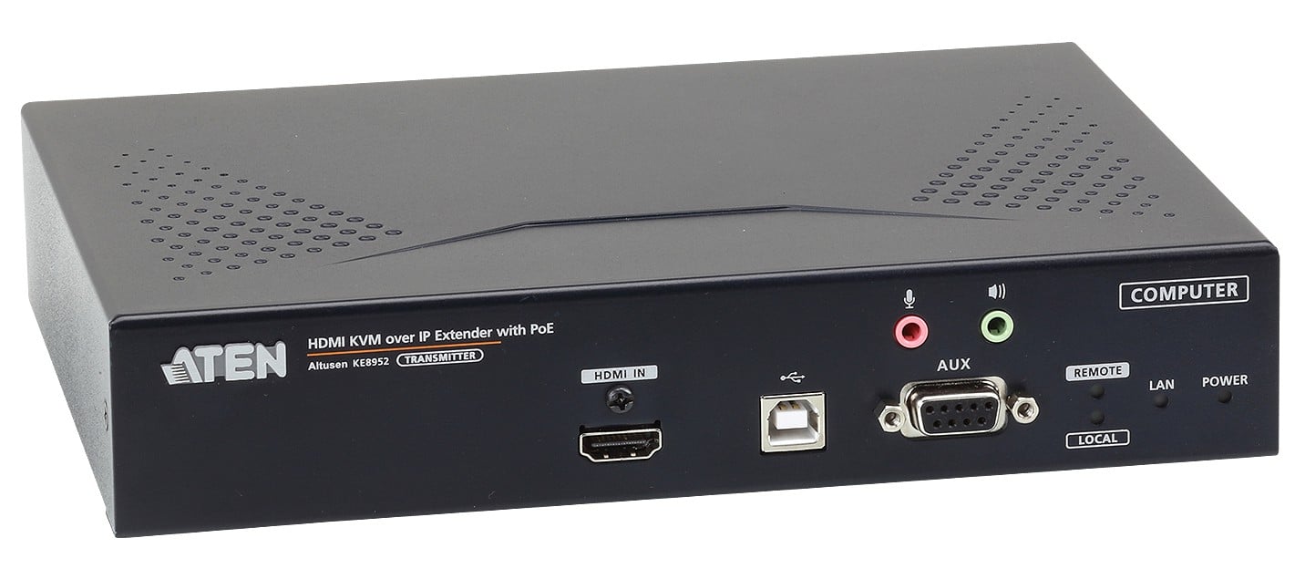 Trasmettitore KVM over IP a schermo singolo 4K HDMI con PoE, KE8952T ATEN - immagine 6