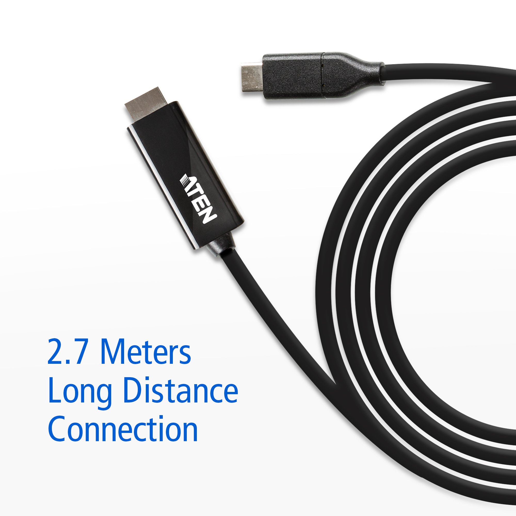 Cavo Convertitore da USB-C™ a HDMI 4K 2,7m, UC3238 ATEN - immagine 6