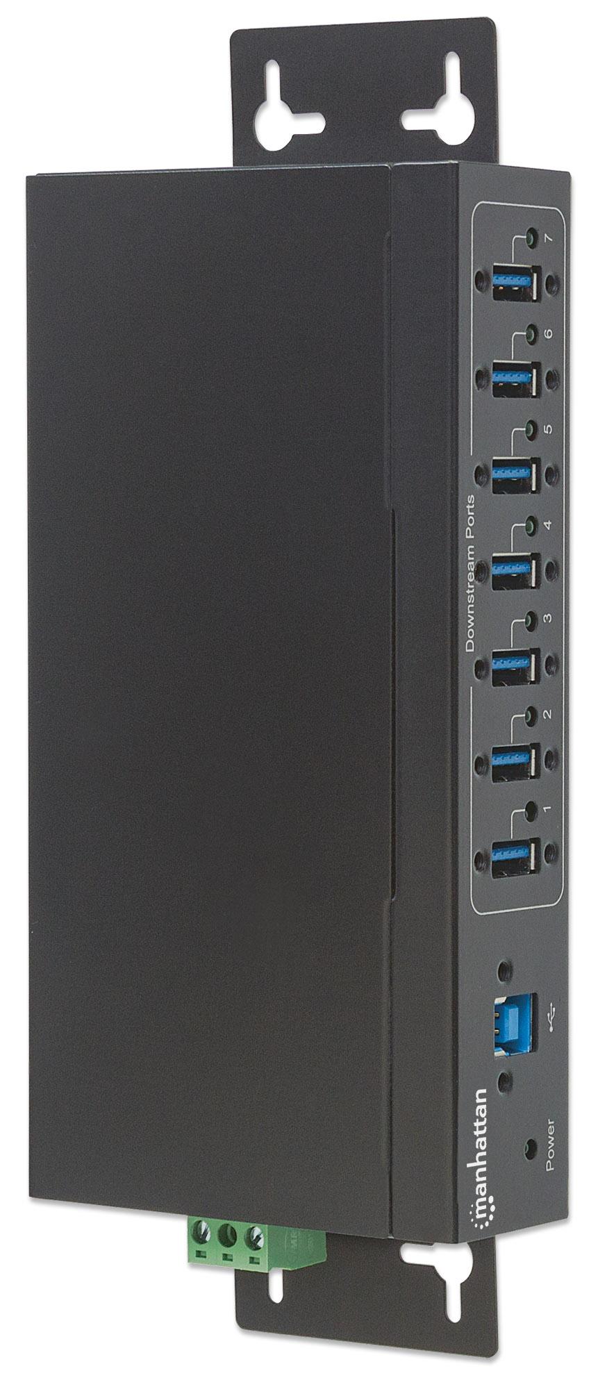 Hub Industriale USB 3.0 7 Porte MANHATTAN - immagine 6