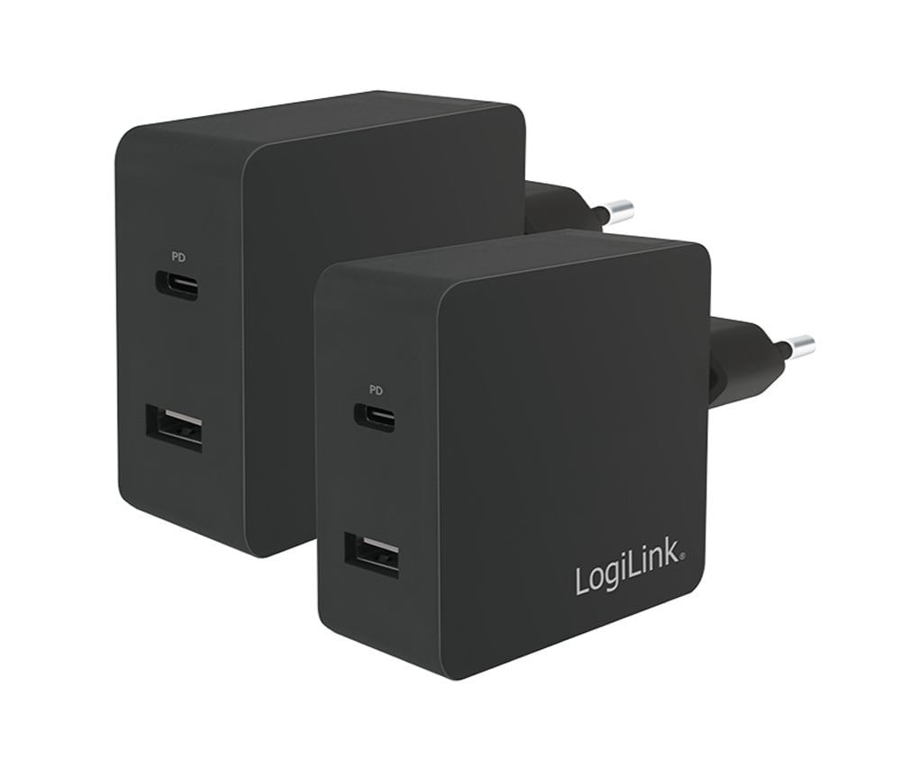 Caricatore da Muro USB-C™ e USB tipo A 65W Nero LOGILINK - immagine 5