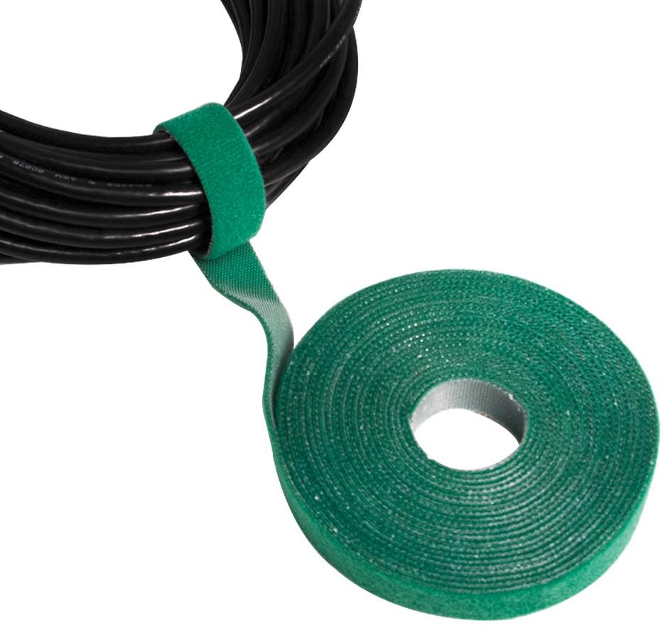 Rotolo di Feltro Adesivo Gestione cavi Lunghezza 10m Larghezza 20mm Nero TECHLY - immagine 6