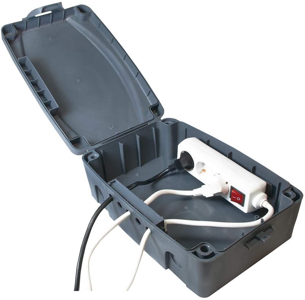 Scatola Elettrica IP54 Cable Organizer Organizzatore Cavi Grigio LOGILINK - immagine 7