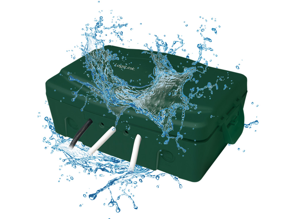 Scatola Elettrica IP54 Cable Organizer Organizzatore Cavi Verde LOGILINK - immagine 7