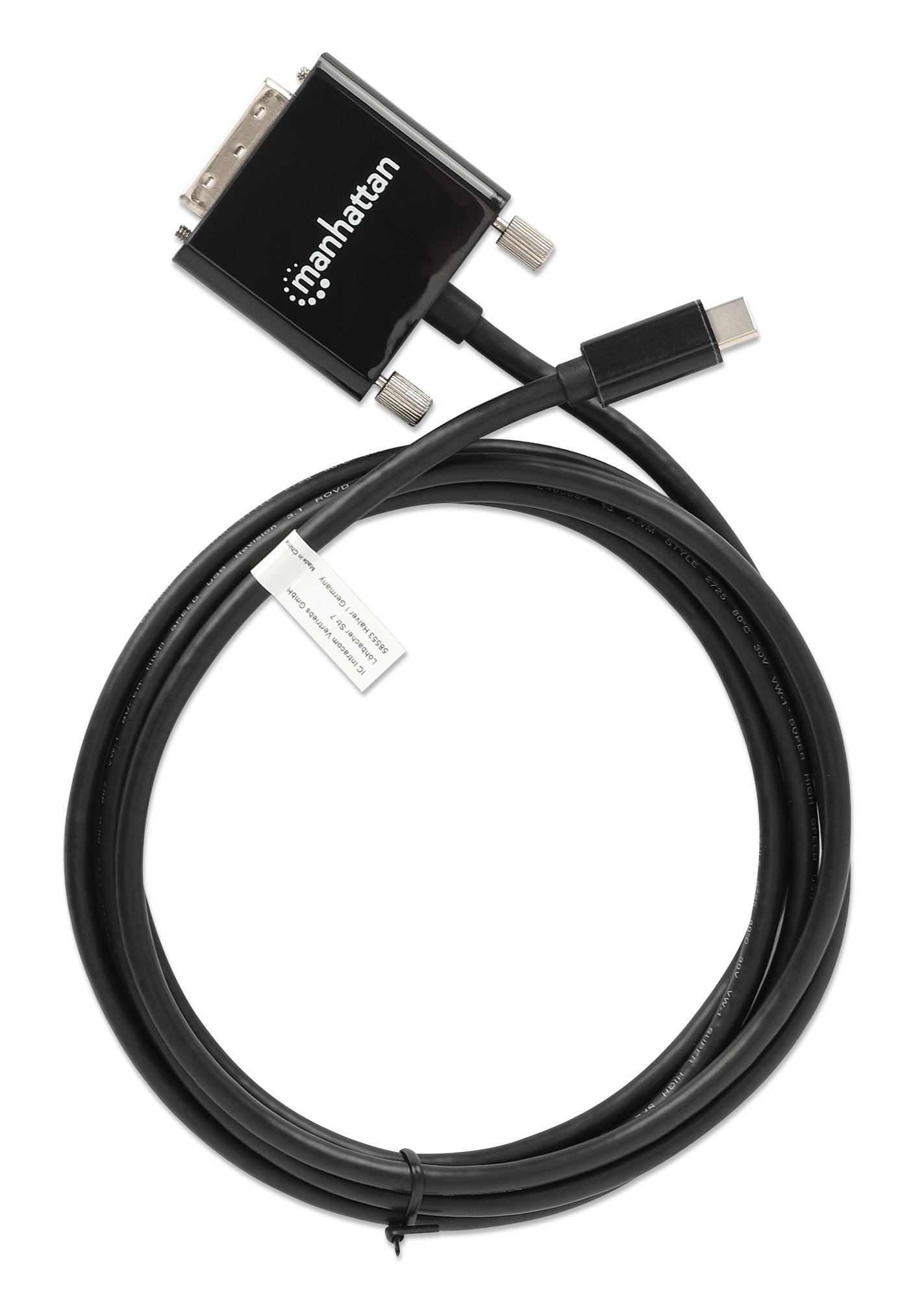 Cavo Adattatore USB-C™ Maschio a DVI Maschio 2m Nero MANHATTAN - immagine 6