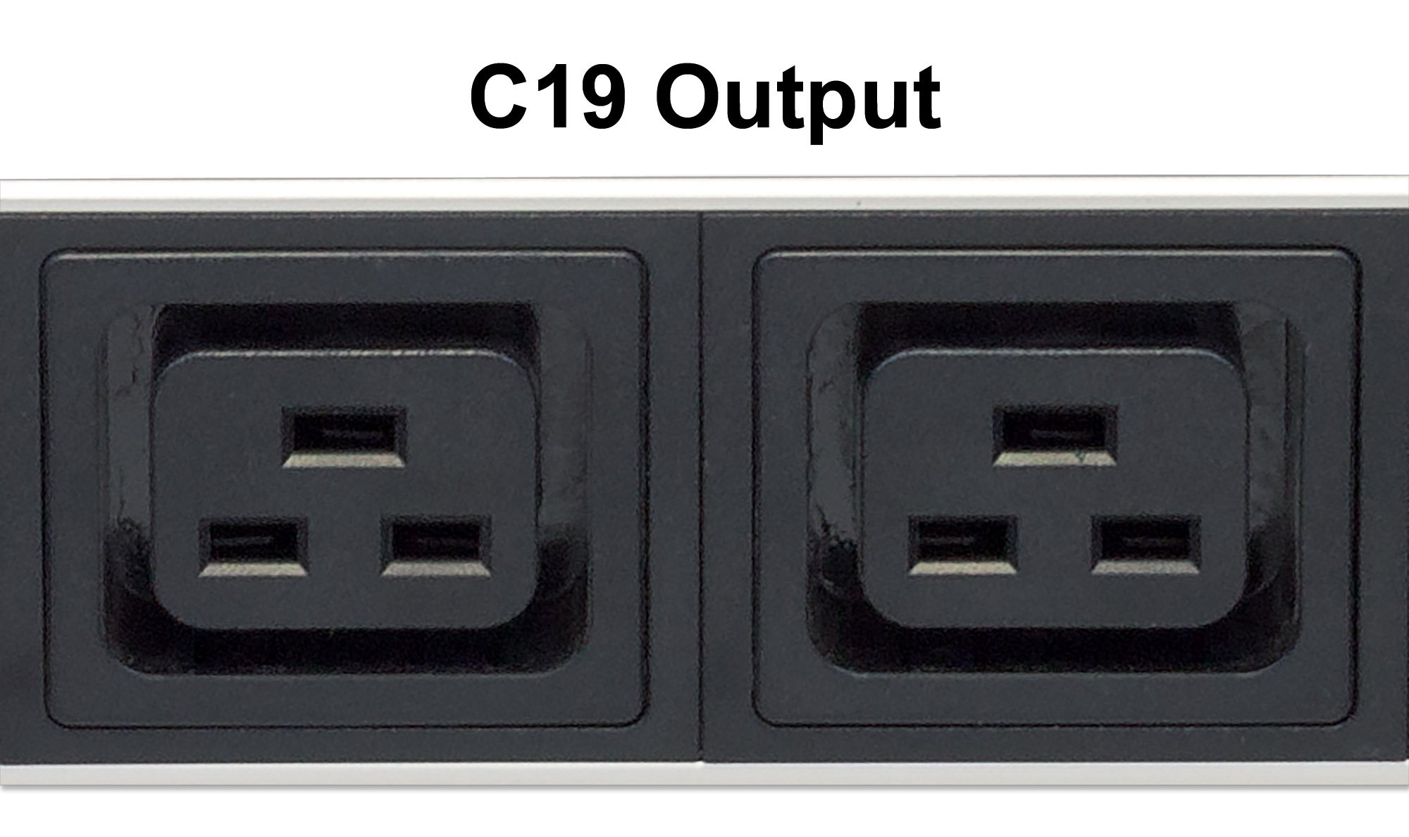 Multipresa montaggio a rack 19'' 1U 8 uscite C19 Spina Italiana INTELLINET - immagine 6