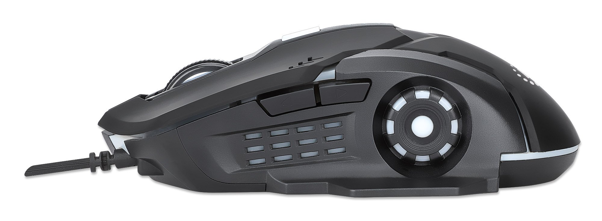 Mouse Ottico Gaming USB 3200dpi Retroilluminazione LED RGB MANHATTAN - immagine 5