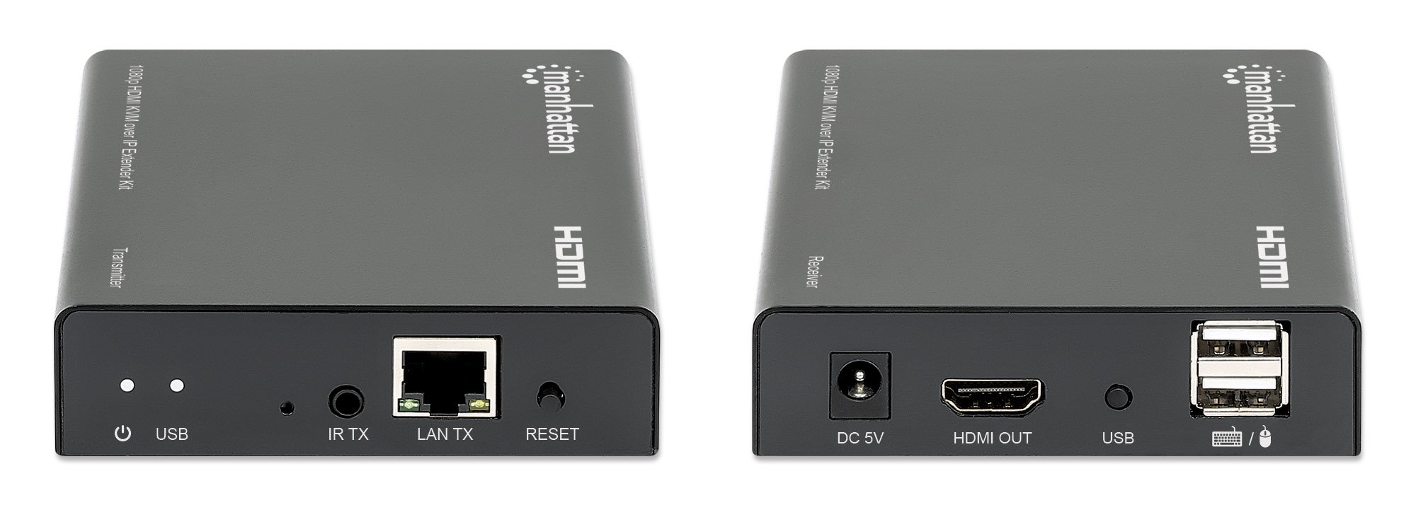 Kit Extender HDMI KVM over IP 1080p fino a 120m MANHATTAN - immagine 6