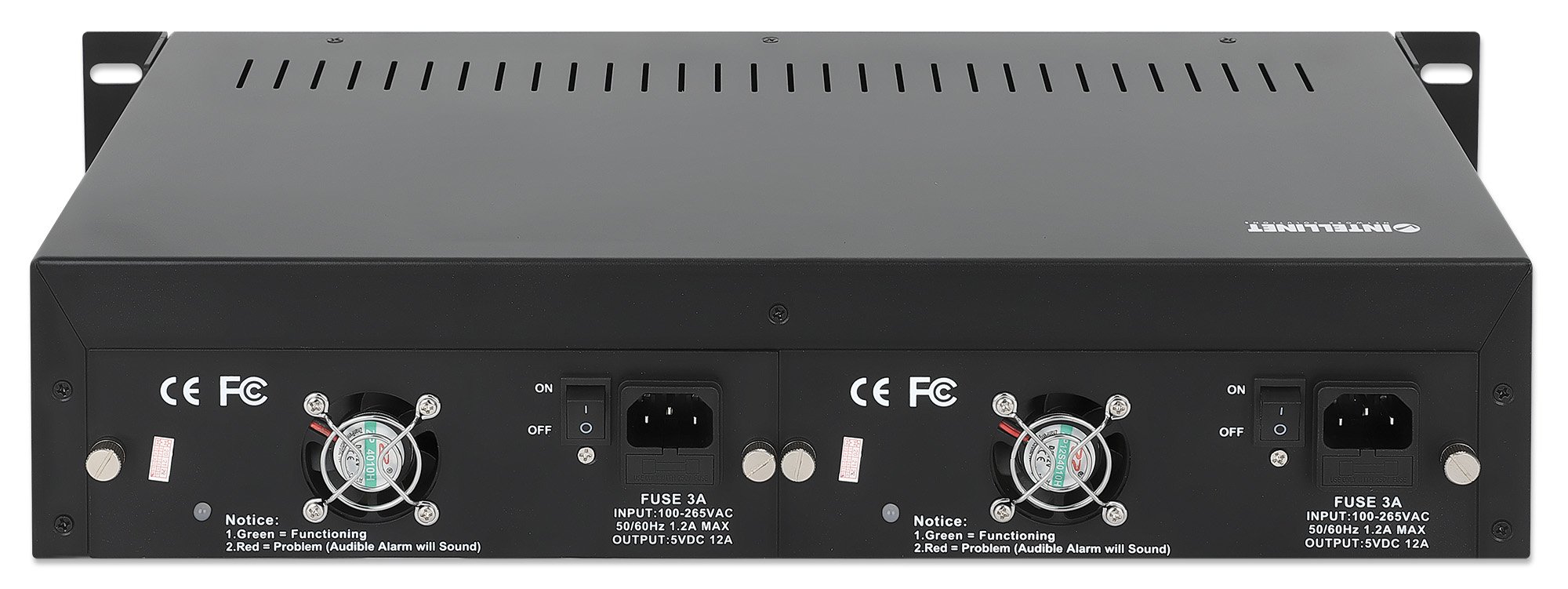 Media Converter Chassis 19'' a 14 Porte INTELLINET - immagine 4