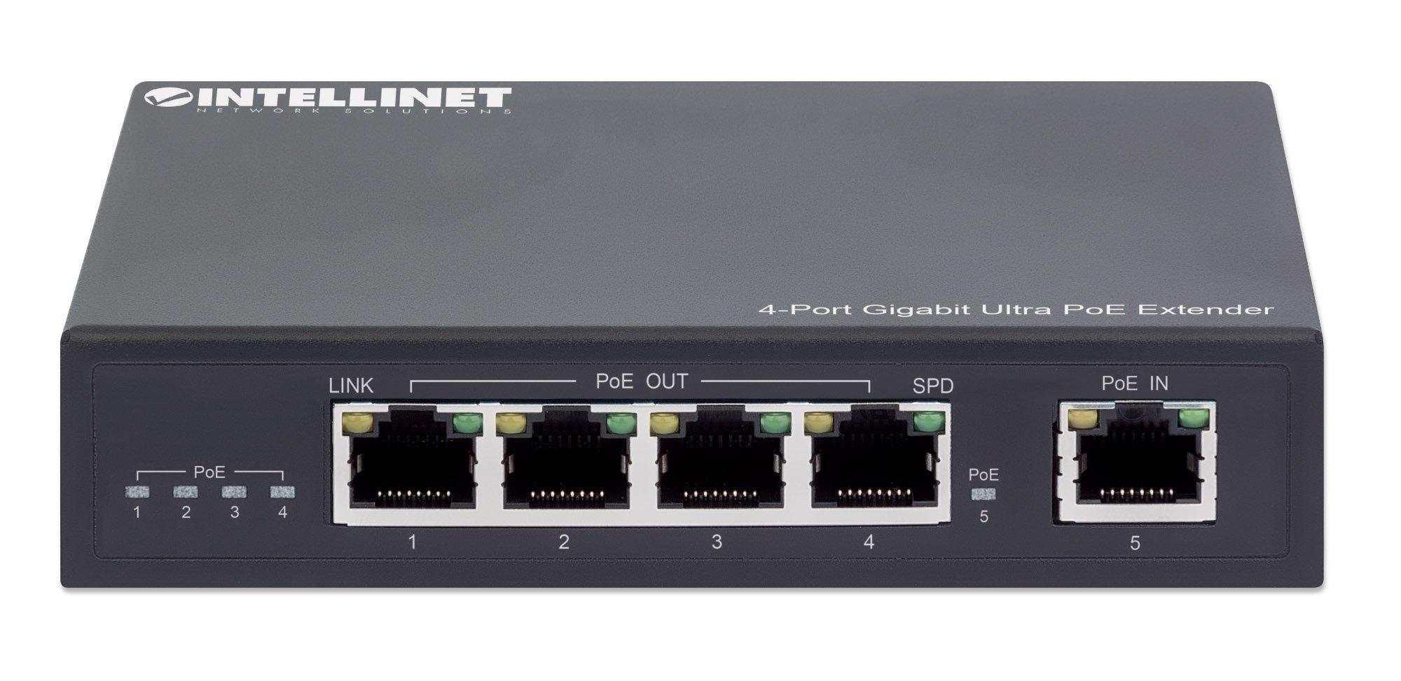 Ultra PoE Extender Gigabit 4 porte INTELLINET - immagine 6