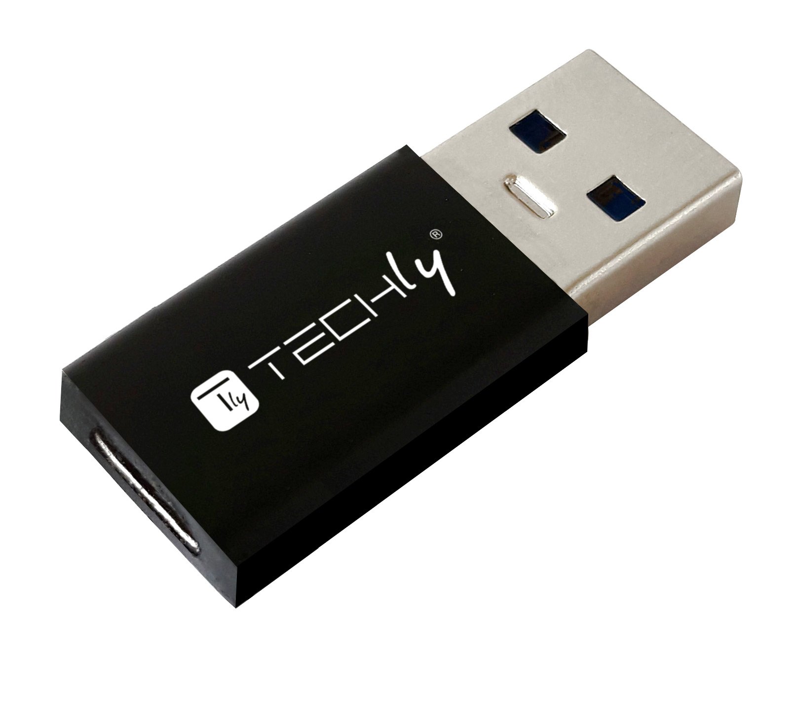 Adattatore Convertitore USB 3.0 USB A Maschio a USB-C™ Femmina Nero TECHLY - immagine 6
