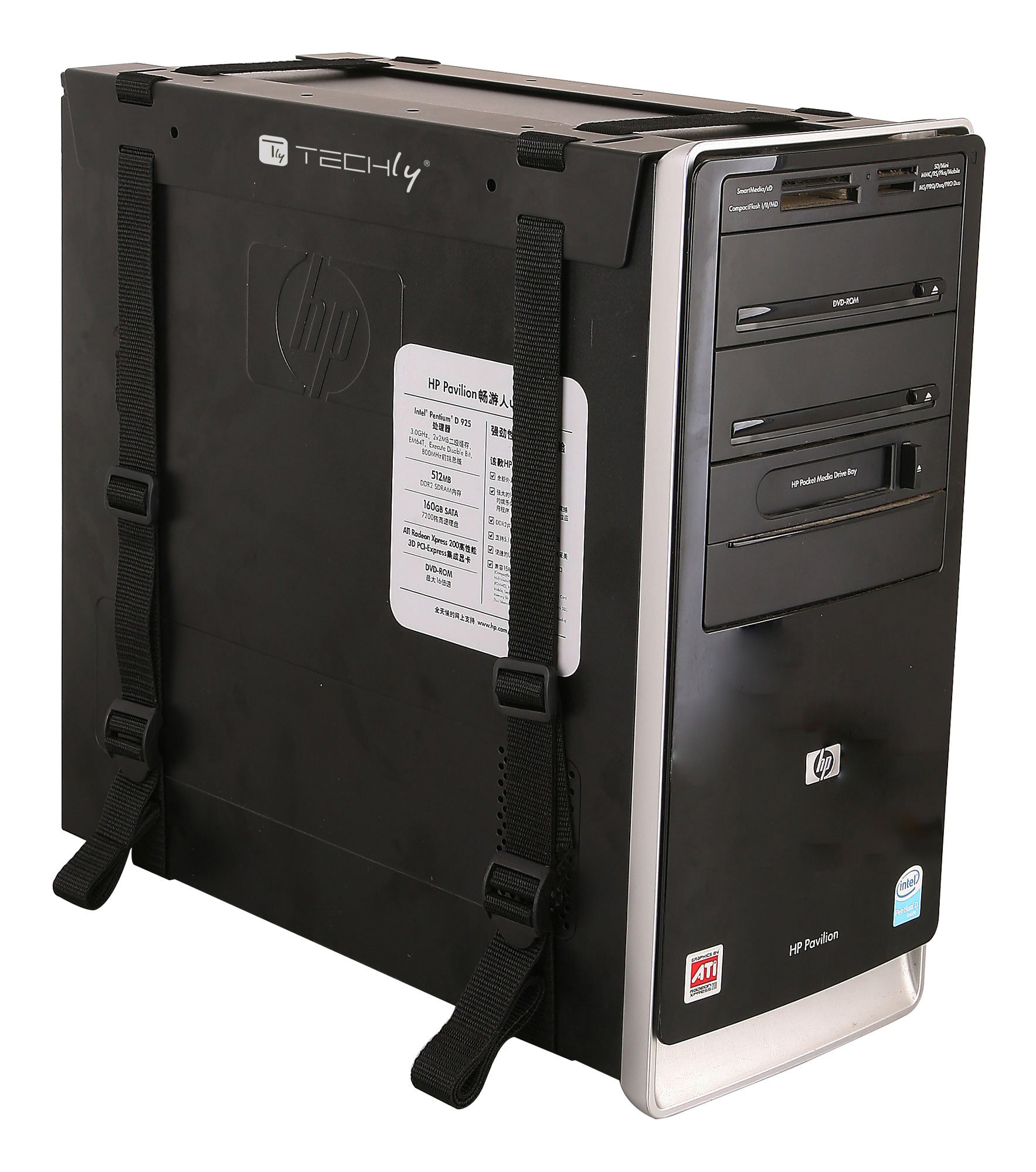 Supporto per PC da sotto scrivania TECHLY - immagine 6