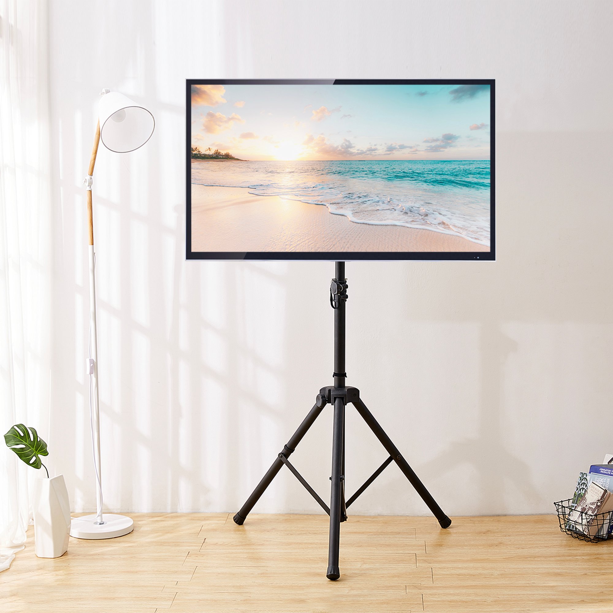 Supporto Treppiede Universale a Pavimento per TV 17-60'' TECHLY - immagine 6