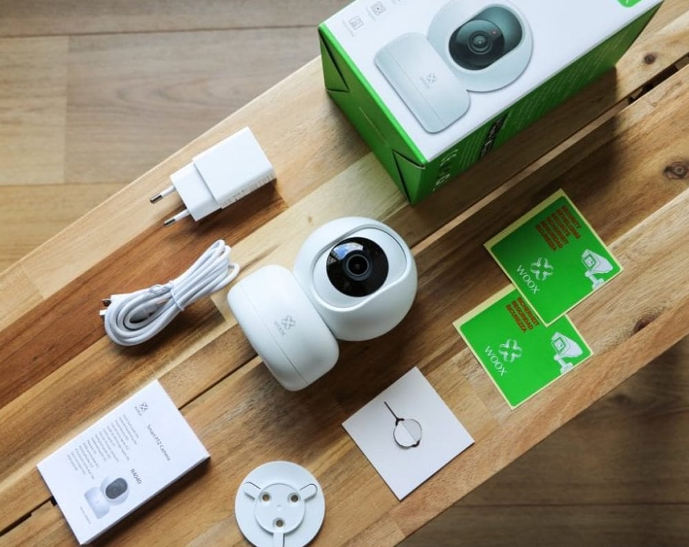 Telecamera WiFi Smart da interno PTZ HD 360°, R4040 WOOX - immagine 6