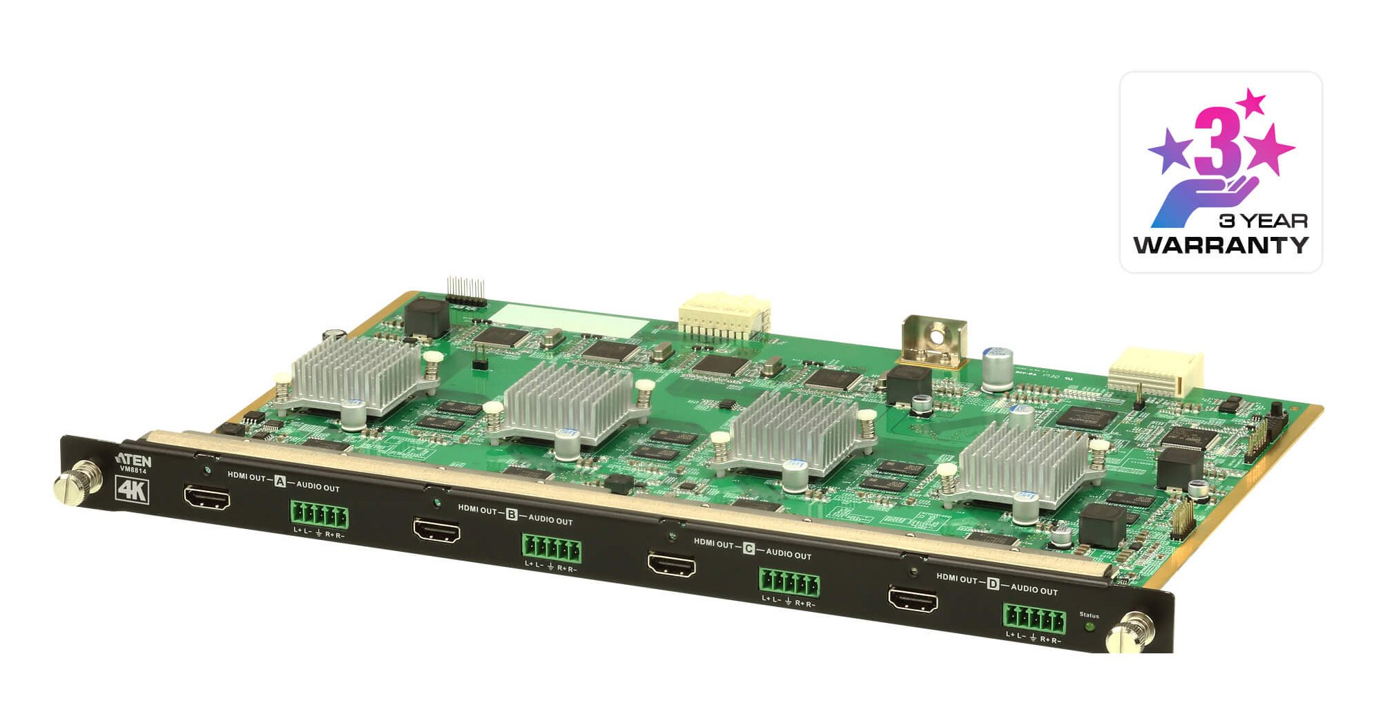 Scheda uscita 4K HDMI a 4 porte con scaler VM8814 ATEN