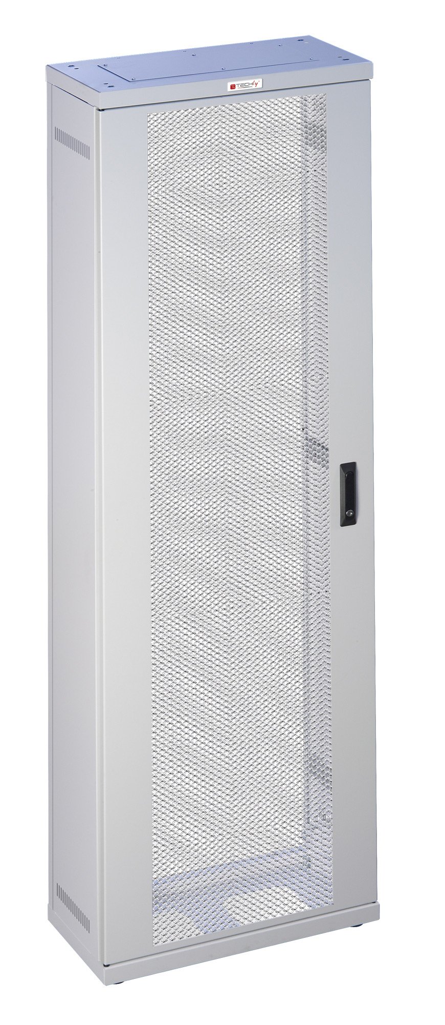 Armadio ETSI 21'' 47 unità prof. 600 Porte Grigliate Grigio TECHLY PROFESSIONAL
