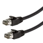 Cavo di Rete Patch in Rame Cat. 8.1 SFTP LSZH 0,5 m Nero LOGILINK