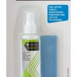 Kit di Pulizia per Monitor LCD 100ml con Panno Microfibra TECHLY