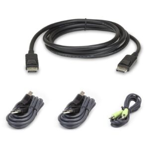 Kit cavo KVM di sicurezza USB DisplayPort da 1,8m, 2L-7D02UDPX4 ATEN