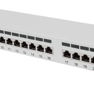 Pannello Patch FTP 24 porte 19'' Cat6a Grigio INTELLINET
