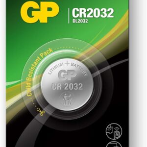 Blister 1 Batteria Litio a Bottone CR2032 GP BATTERIES