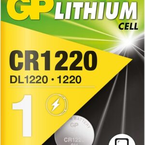 Blister 1 Batteria a bottone CR1220 GP BATTERIES