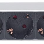 Multipresa Schuko 4 posti da Rack 10'' con Spina Schuko Angolata 1U INTELLINET