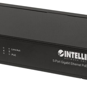 Switch PoE+ 5 porte Gigabit Ethernet INTELLINET