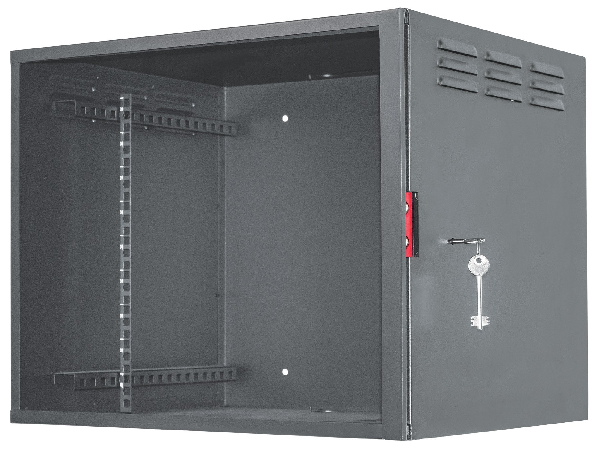 Armadio Rack 19'' a muro 6unità con serratura di sicurezza INTELLINET