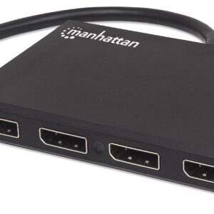 Splitter Hub Mini DisplayPort a 4 porte DisplayPort con MST MANHATTAN