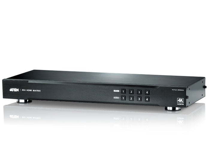 Switch Matrix 4x4 HDMI 4K con Telecomando IR, VM0404HA ATEN