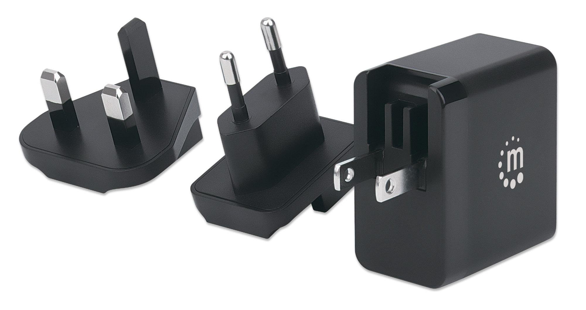 Caricatore da Muro da Viaggio Power Delivery GaN Tech 65W MANHATTAN