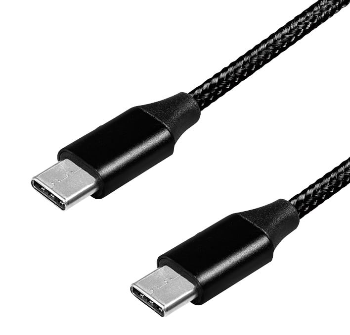 Cavo HighSpeed USB-C™ Maschio/Maschio 0,3m Nero LOGILINK