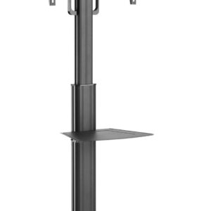 Supporto a Pavimento con Mensola Trolley TV LCD/LED 32-65'' TECHLY