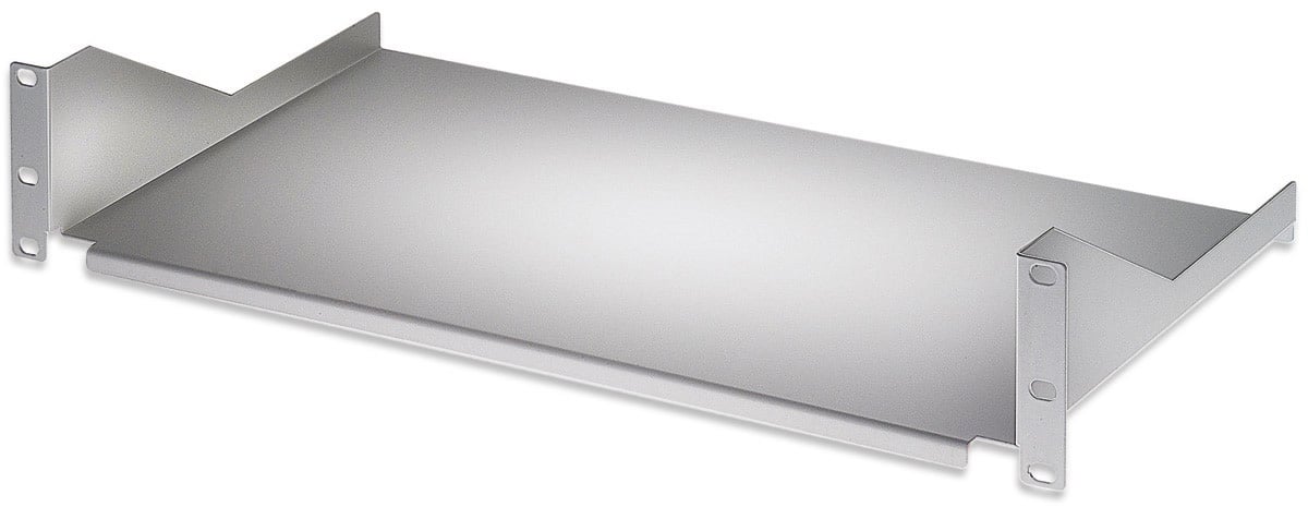 Mensola per Rack 19'' 400 mm 2U Grigia 2 punti INTELLINET