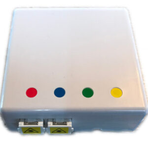 Scatola FTTH Indoor IP20 4 x SC o LC Duplex 80x80 con Passacavo Versione Termoretraibile OEM