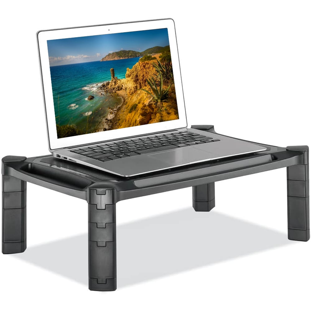 Supporto da Scrivania Monitor Notebook Laptop con Altezza Regolabile TECHLY - immagine 7