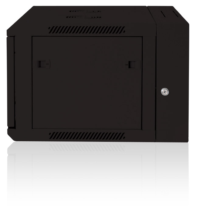Armadio Rack 19'' a muro 9 unit&agrave; due sezioni Nero INTELLINET - immagine 8