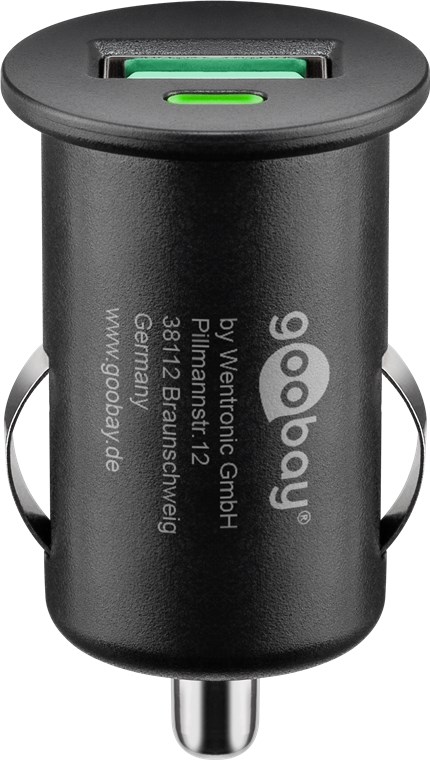 Caricatore USB da auto Quick Charge 3.0 2.4A 18Watt GOOBAY - immagine 6