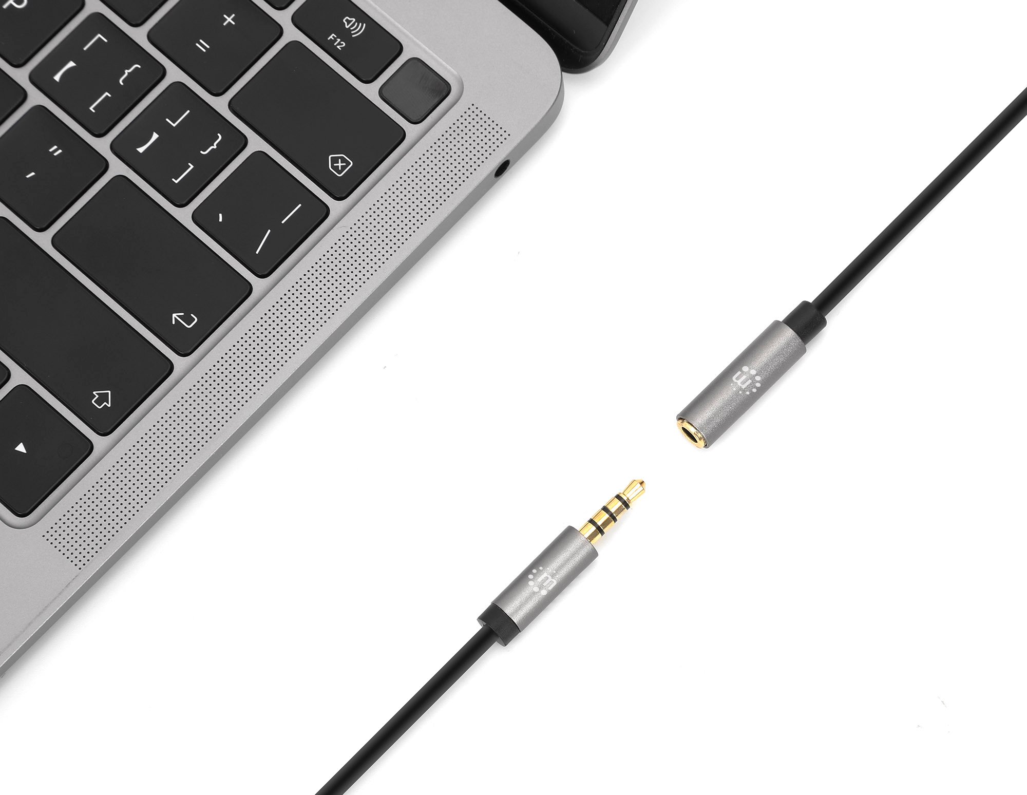 Cavo Audio Stereo AUX 3.5mm Alta Qualità M/F 5m MANHATTAN - immagine 7