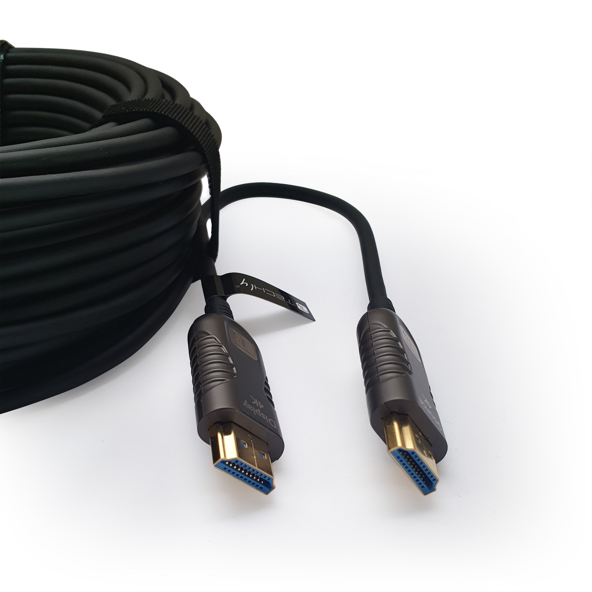 Cavo Ottico Attivo HDMI&trade; 2.0 Active Optical Cable 4K 18Gbps HDMI&trade; A/A M/M 50m TECHLY - immagine 7