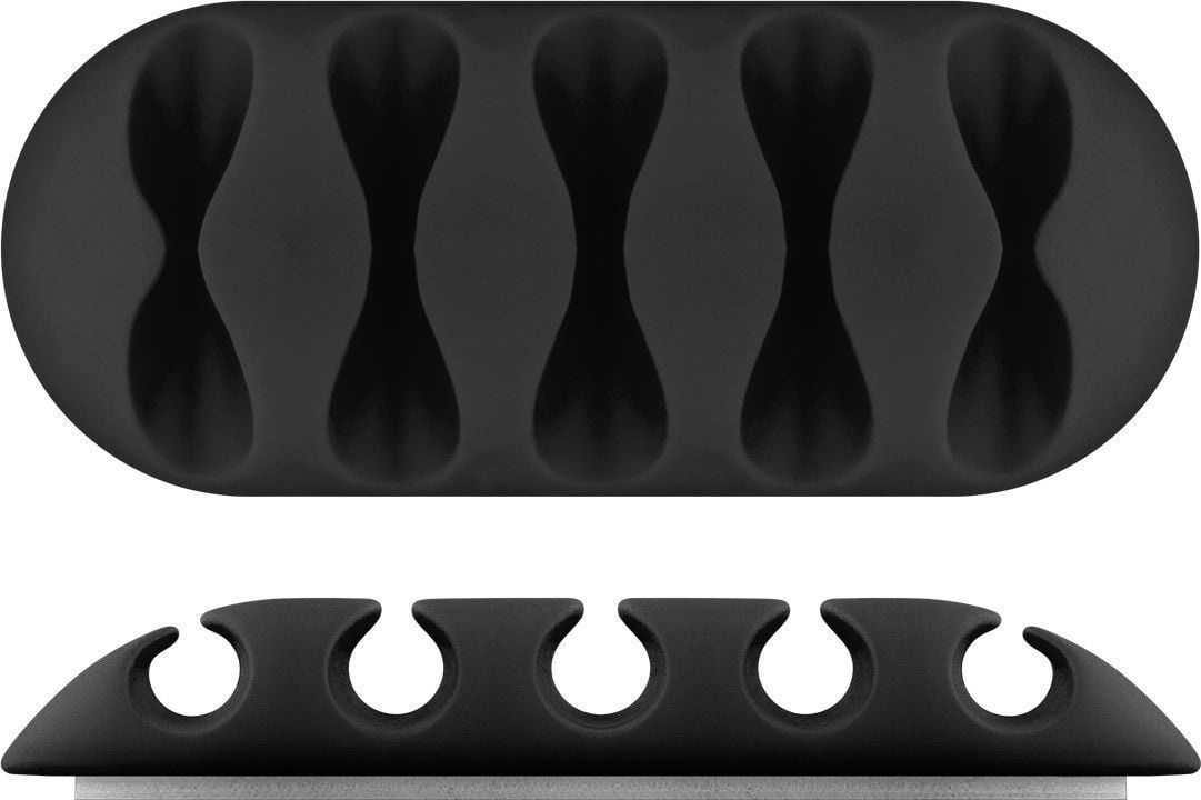 Clip Fermacavo Set da 5 pz Varie Misure Nero GOOBAY - immagine 7
