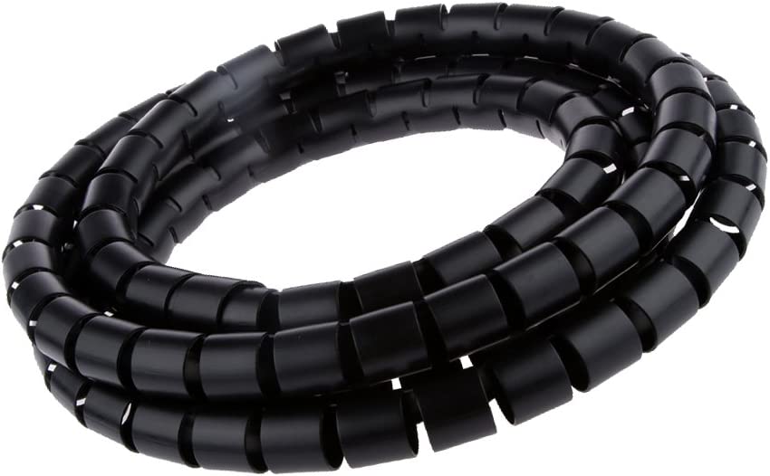 Guaina Raccoglicavi Diametro 25mm a Spirale 20m Nero TECHLY - immagine 7
