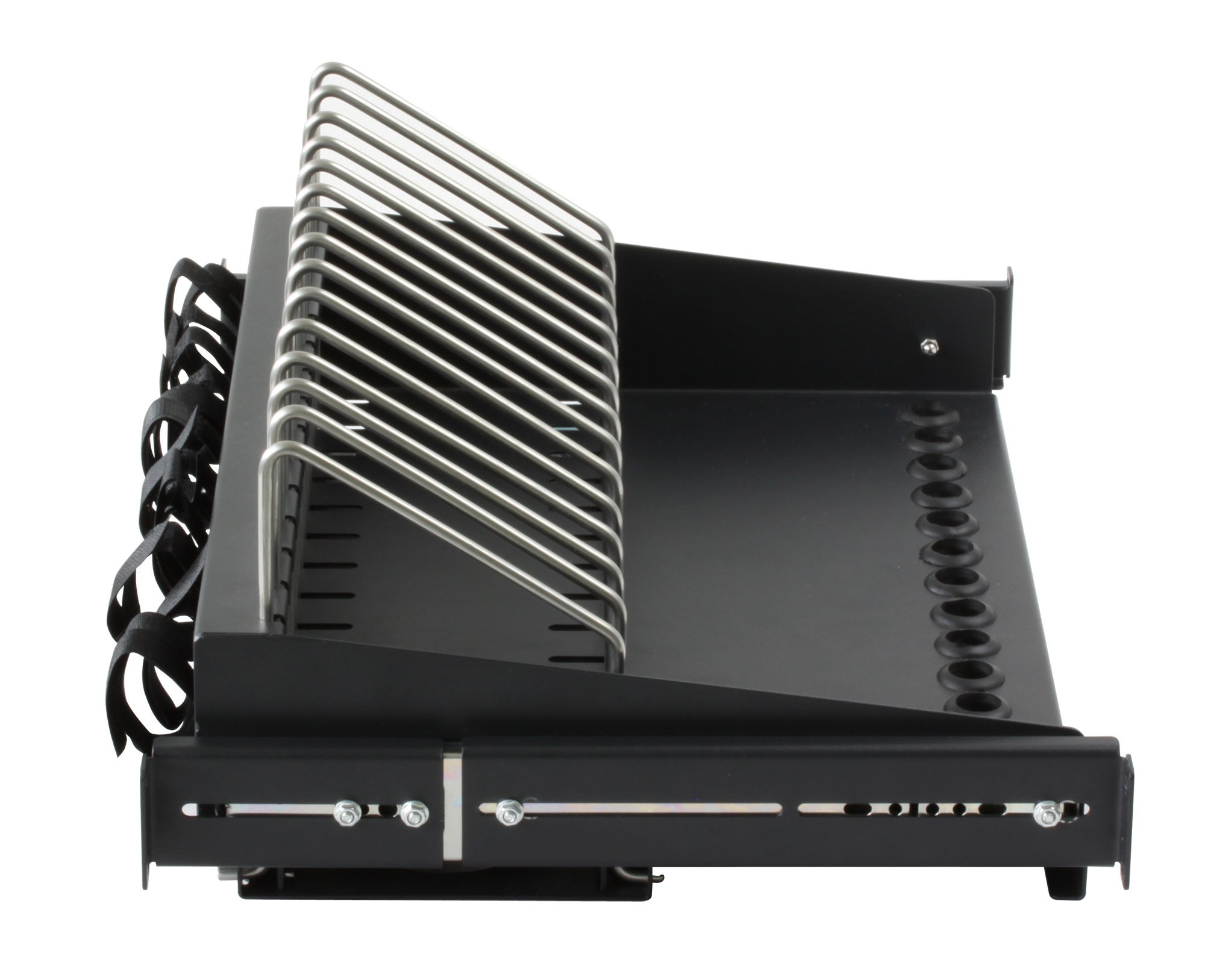 Mensola Estraibile 14 Alloggiamenti di Ricarica per Smartphone Tablet TECHLY PROFESSIONAL - immagine 7