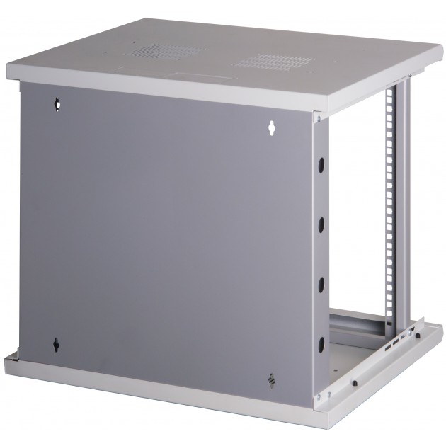 Armadio Rack 19'' a muro 13 unità sezione unica prof. 500mm Nero TECHLY PROFESSIONAL - immagine 7