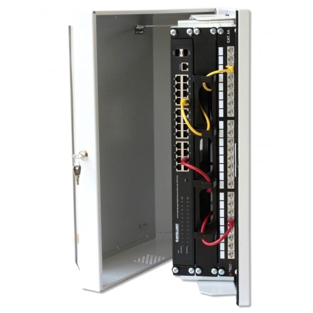 Armadio a muro 19'' Flat 9 Unità Nero TECHLY PROFESSIONAL - immagine 7