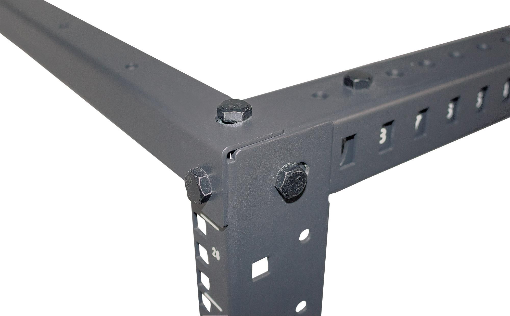 Open Frame Rack 19'' 4 Montanti 26U con profondità regolabile INTELLINET - immagine 7