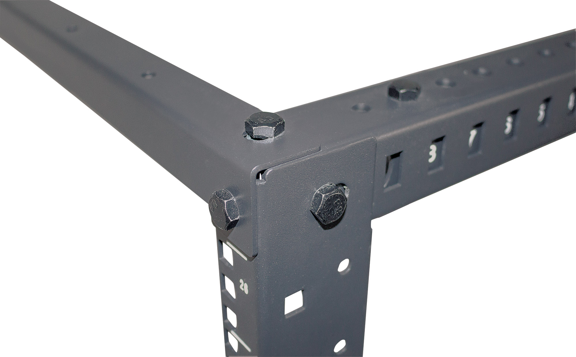 Open Frame Rack 19'' 4 Montanti 48U con profondità regolabile INTELLINET - immagine 7
